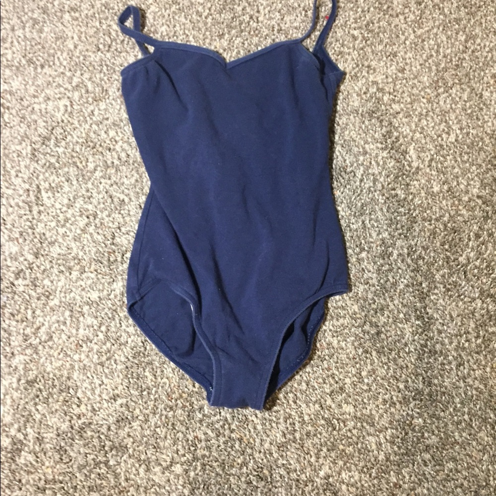 Capezio Dark Blue Kids Leotard Size- L